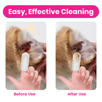 Dr. Pawsome Pet Care Ear Finger Wipes (LIMITED 3 Per Customer)