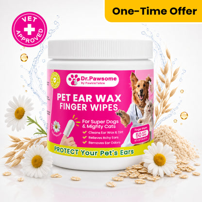 [VIP ACCESS] Dr. Pawsome Pet Care Ear Finger Wipes *Limit 1 Per Customer*