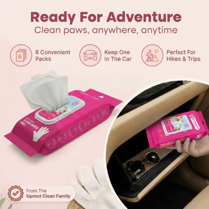 Dr. Pawsome Cleaning Deodorizing Glove Wipes for Dogs & Cats