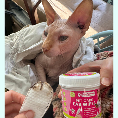 Dr. Pawsome Pet Care Ear Finger Wipes (44% OFF)